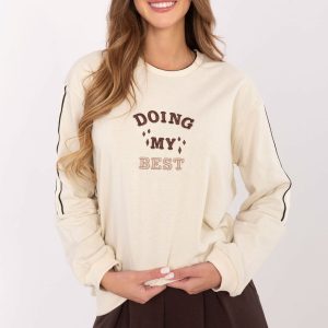 Sweatshirt beige