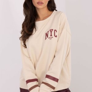 Sweatshirt beige