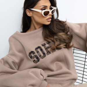 Sweatshirt beige