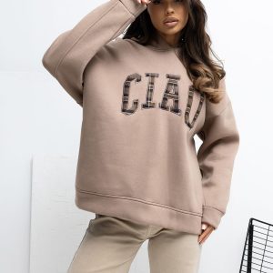 Sweatshirt beige