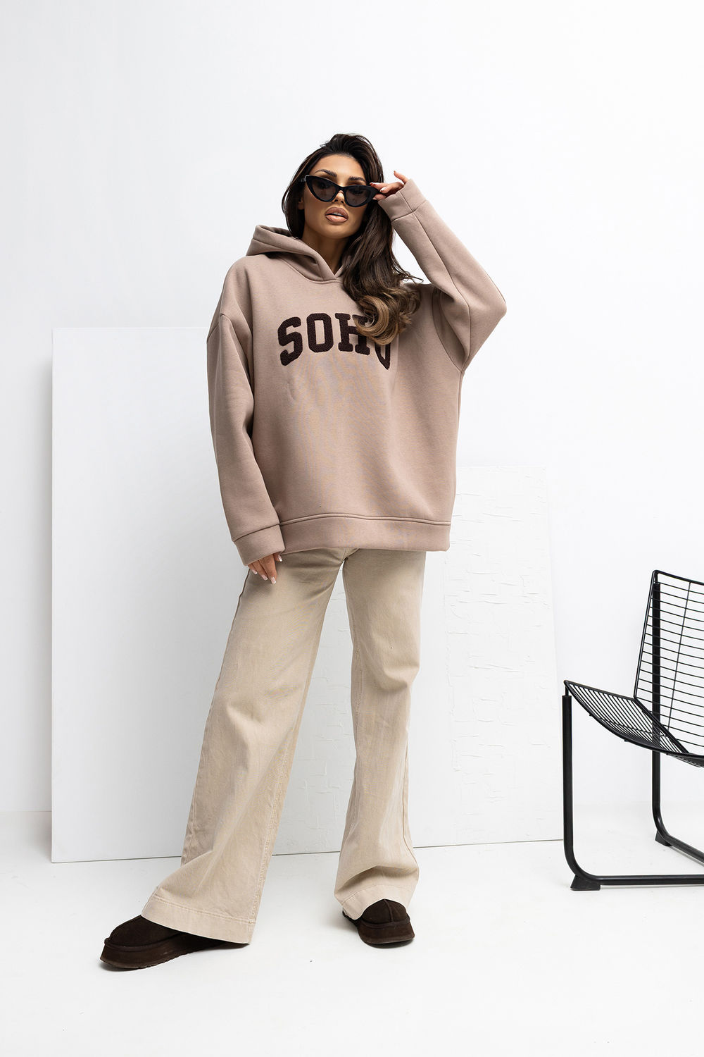 Sweatshirt beige – Image 3