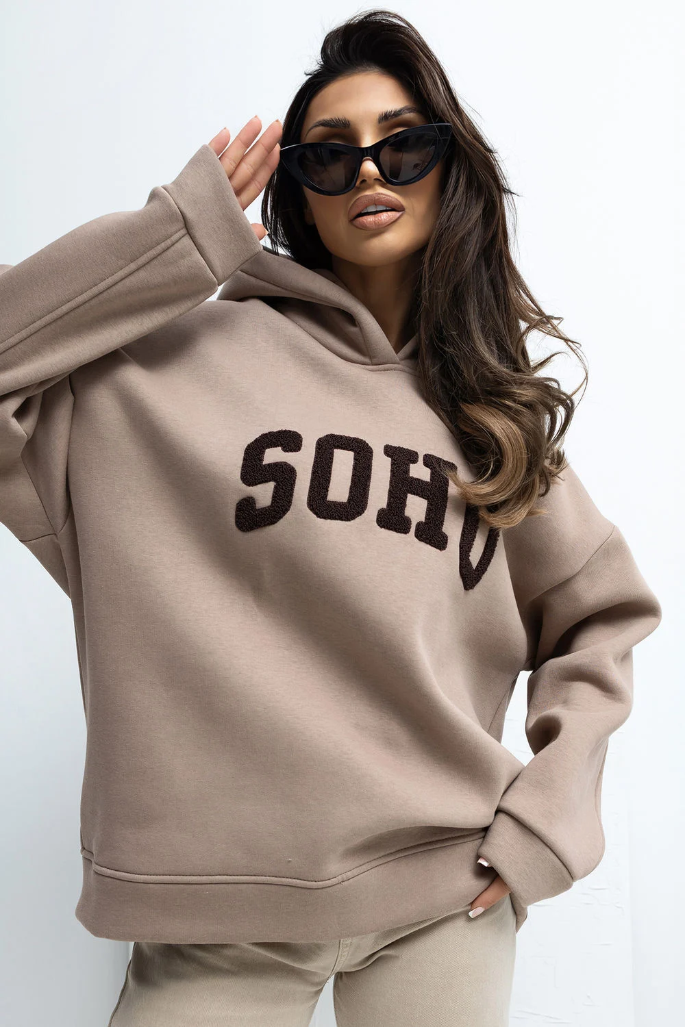 Sweatshirt beige – Image 2