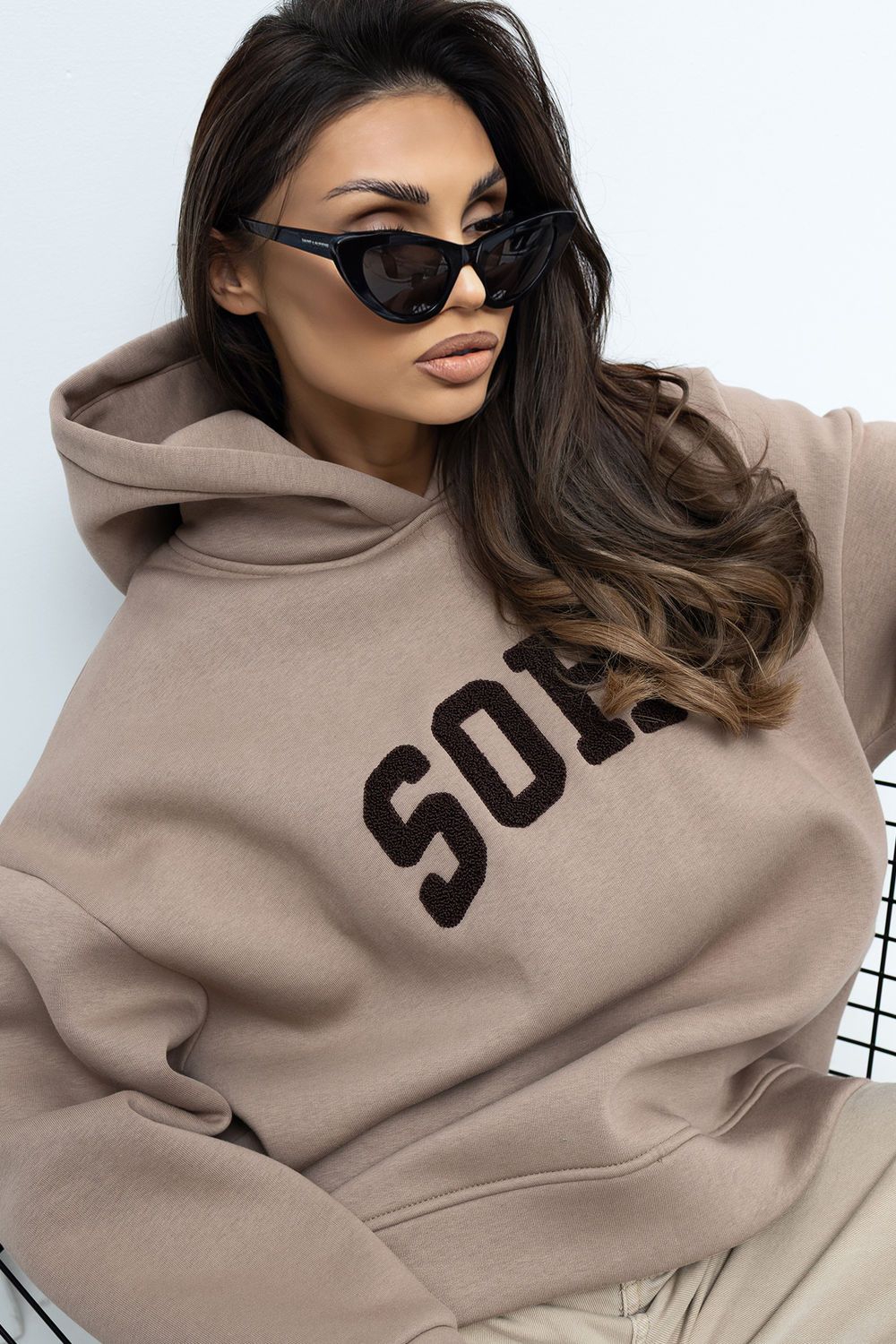 Sweatshirt beige – Image 5