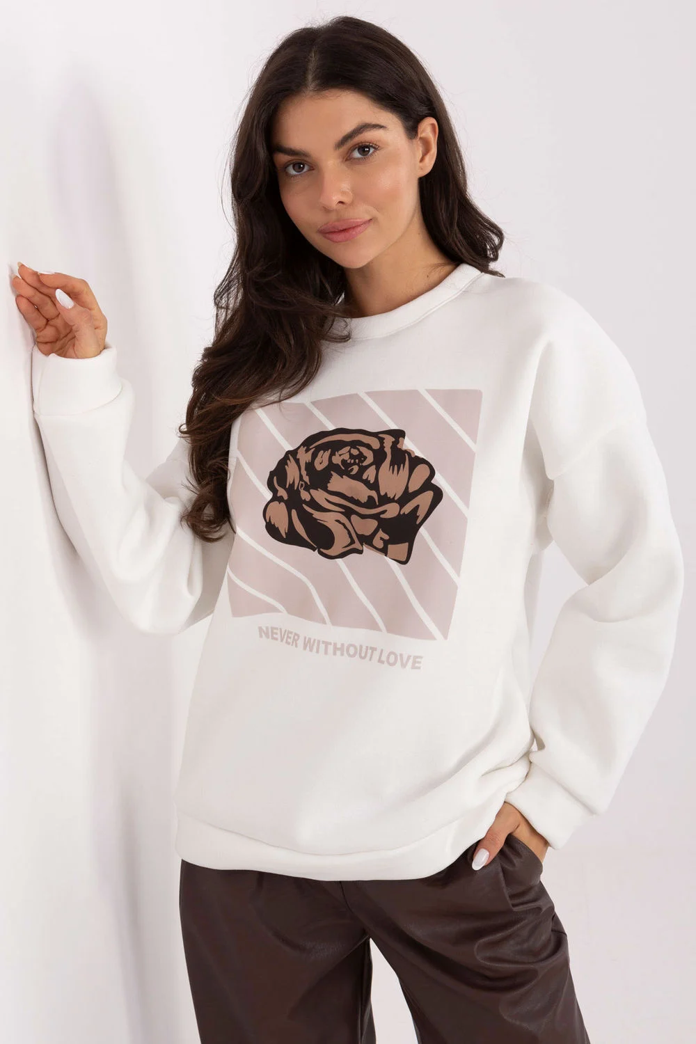 Sweatshirt beige – Image 2