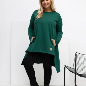 Tunique grande taille vert