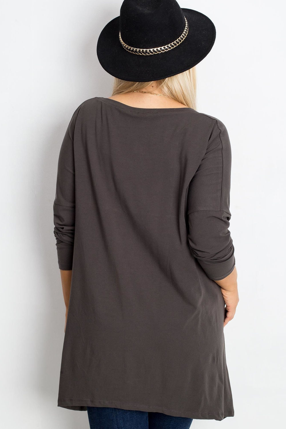 Tunique grande taille vert – Image 4