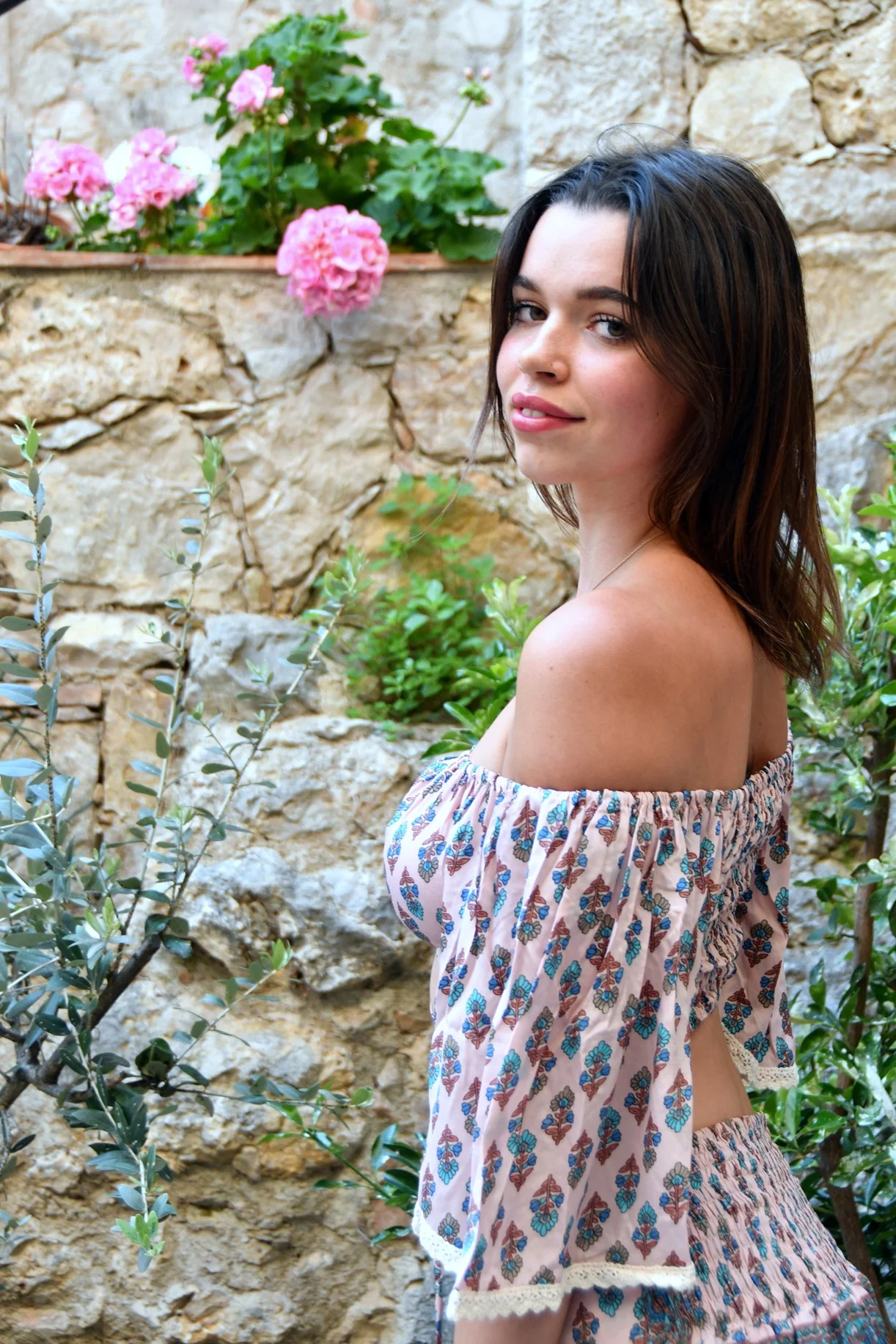 Ensemble jupe « Esmeralda » en soie imprimée – Image 3